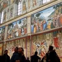 Des Conférences en différé, le Cycle sur les fresques des murs latéraux de La Chapelle Sixtine : Les tapisseries, L'ENREGISTREMENT PENDANT 7 JOURS