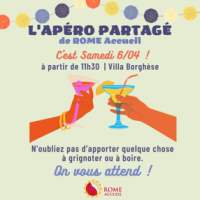 APERO PARTAGE samedi 6 Avril 11h30