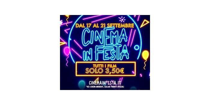 Cinéma en fête à 3,50 € du 17 au 21 septembre