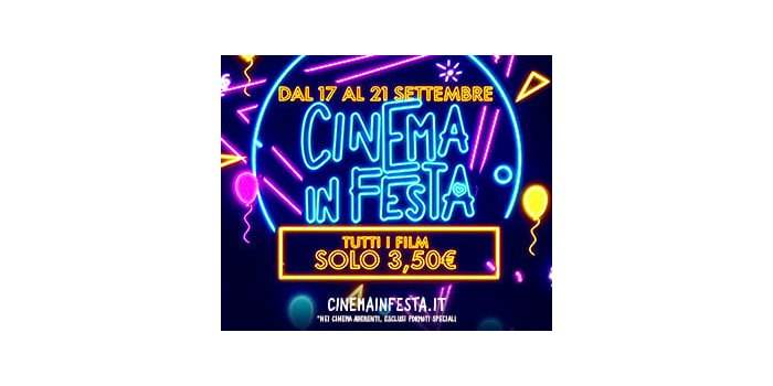 Cinéma en fête à 3,50 € du 17 au 21 septembre
