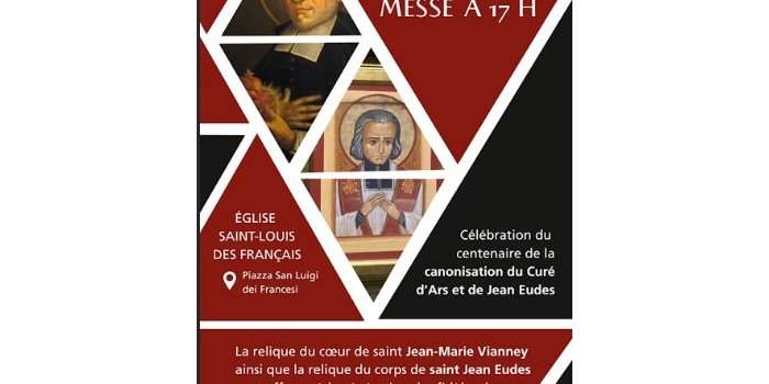 Centenaire de la canonisation du Curé d'Ars et de Jean Eudes