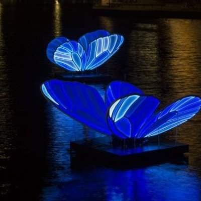 Lumières de Noël à l'Orto Botanico ou Trame di luce