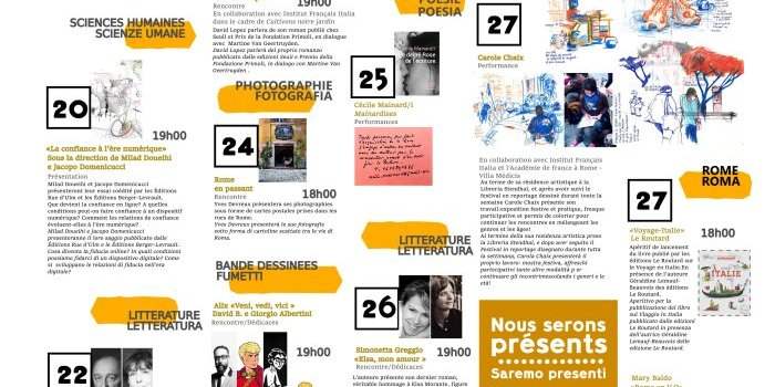Festival Italiques à la librairie Stendhal