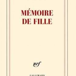 Café littéraire "Mémoire de fille" de Annie Ernaux