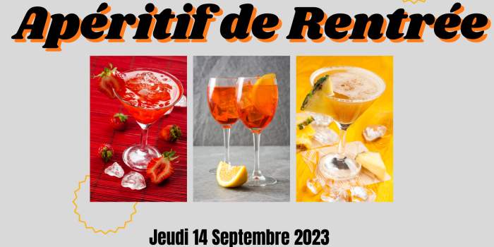 L'APÉRITIF DE RENTRÉE