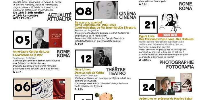 Librairie Stendhal : programme du mois de juin
