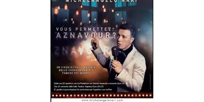 Concert "Vous permettez Aznavour ?" Vendredi 8 mars avec apéritif
