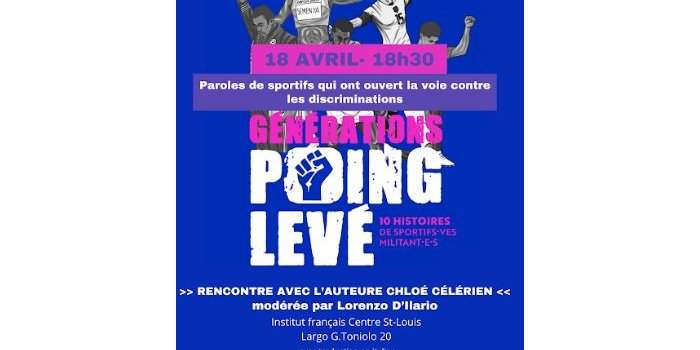 Présentation de “Générations poing levé” de Chloé Célérien