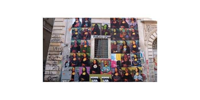 Jusqu'au 30 avril, Expo Mona Lisa Wall à Trastevere