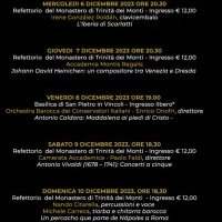 Les concerts de Roma Festival Barocco du 6 au 10 décembre 2023