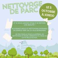 NETTOYAGE DE PARC... à la Villa Borghese