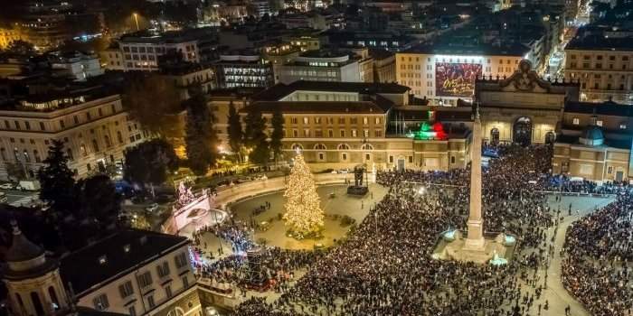 Arbre de Noël Piazza del Popolo