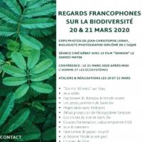 ANNULÉ : A l'Institut St Dominique :"Regards francophones sur le biodiversité"