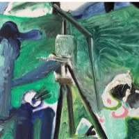 Picasso, le peintre et son modèle en plein air