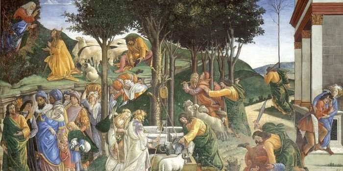 Des Conférences en différé, le Cycle sur les fresques des murs latéraux de La Chapelle Sixtine : La vie de Moïse, L'ENREGISTREMENT PENDANT 7 JOURS
