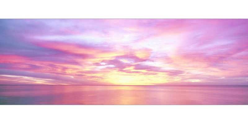 Et dans le ciel...des nuages roses