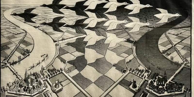 Le palais Bonaparte et l'exposition de Escher