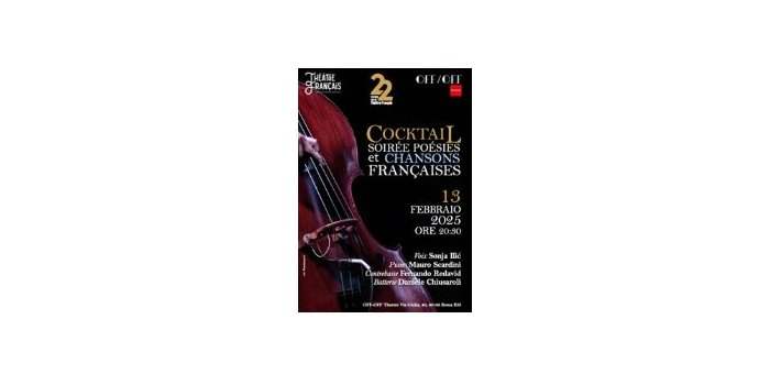 Théâtre : Cocktail et poésies et chansons françaises