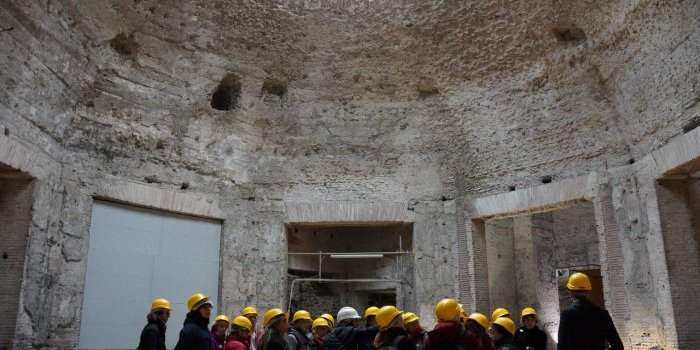 Des Conférences en différé, le Cycle sur l'Antiquité : La Domus Aurea, L'ENREGISTREMENT PENDANT 15 JOURS