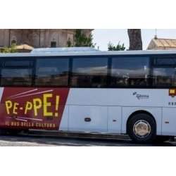 Le bus BP-PPE, bus de la culture de la ville de Rome