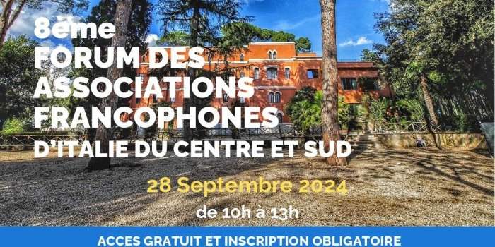 Forum des Associations Francophones d'Italie du sud... édition 2024